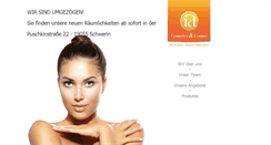 Desktop Screenshot of iacosmetics.de